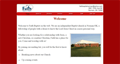 Desktop Screenshot of faithbaptistnorman.org